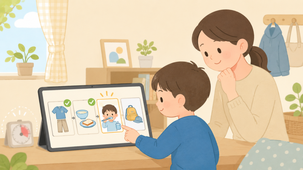 片付けタイマーが効かない子に効いた見える化