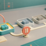 Phaseごとに区切った作業トレイと一時停止の境界を表したアイキャッチ